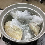 ビニール袋に入れて調理をするのでお鍋も汚れません