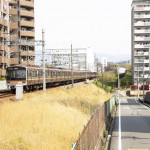 阪急電車 地下鉄車両(佐竹台1丁目 2020年4月16日)