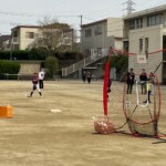 アウトのネットとダブルプレーの黄色い箱